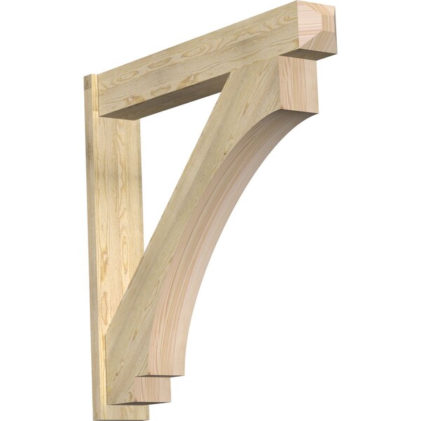 Ekena Millwork Imperial Craftsman Rough Sawn Outlooker, Douglas Fir, 8"W x 48"D x 48"H OUT08X48X48IMP04RDF - main